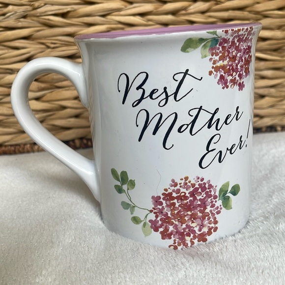 Love Your Mug 16 Oz “Best Mother Ever” White Pink Purple Mug - Picture 4 of 6